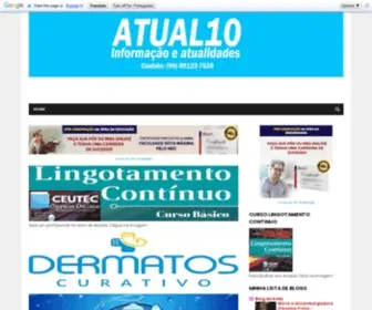Atual10.com.br(Atual 10) Screenshot