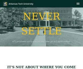 Atu.edu(Arkansas Tech University) Screenshot