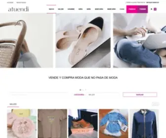 Atuendi.es(Atuendi, Compra y vende ropa de segunda mano barata de marca) Screenshot