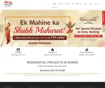 Atulenterprises.com(Spacious 4 BHK apartment in Baner) Screenshot