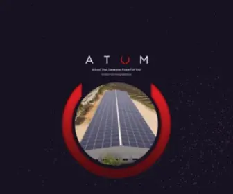 Atum.in(Atum is an Integrated Solar Industry in India which) Screenshot