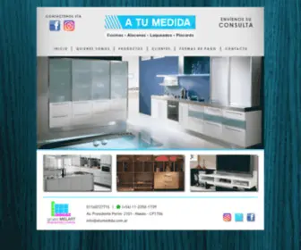 Atumedida.com.ar(A Tu Medida Amoblamientos) Screenshot