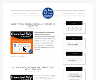 Aturntolearn.com(Ed Tech Integration in the Elementary Classroom) Screenshot