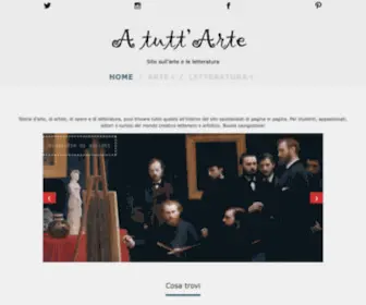 Atuttarte.it(Il vario mondo dell'arte) Screenshot