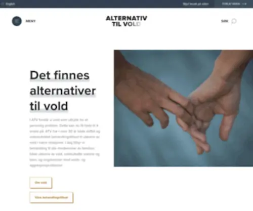 ATV-Stiftelsen.no(Stiftelsen Alternativ til Vold (ATV)) Screenshot