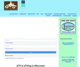 ATV-WI.com(Enjoy ATVing in Wisconsin on Routes or Trails you can even find properties for ATVs & UTVs. Types) Screenshot