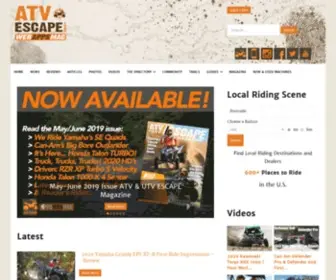 Atvescape.com(ATVESCAPE) Screenshot
