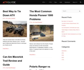 Atvguyde.com(All Terrain) Screenshot