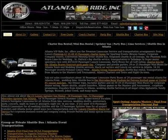 Atvipride.com(Atlanta Charter Bus Rental Sprinter Van Shuttle Services Group Transportation Company) Screenshot