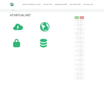 Atvirtual.eu(Server, Domains, SSL Zertifikate) Screenshot