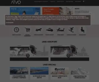 Atvo.it(ATVO-Azienda Trasporti Veneto Orientale.AutoBus,Servizio Noleggio,Trenini Panoramici,Orari Autolinee) Screenshot