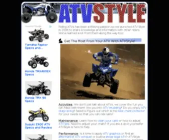 Atvstyle.com(Motorcycle News & Hands) Screenshot