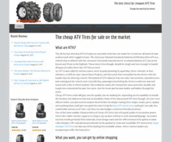 Atvtiresguide.com(The cheap ATV Tires for sale on the market) Screenshot