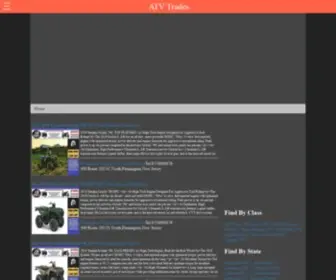 Atvtrades.com(Atvs for sale on) Screenshot