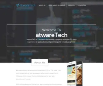 Atwaretech.com(Fully customizable e) Screenshot