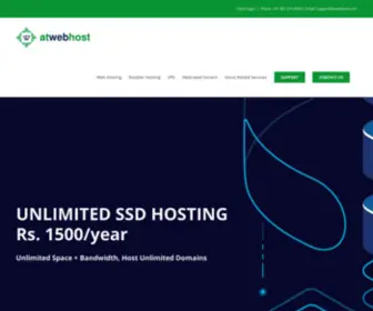 Atwebhost.com(Hosting Home) Screenshot