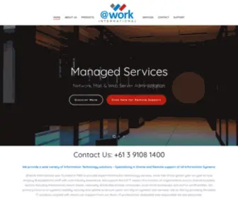 Atwi.com.au(@Work International) Screenshot