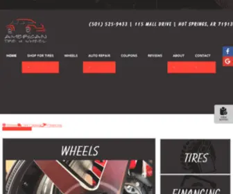 Atwtire.com(Hot Springs AR Tires & Wheels) Screenshot