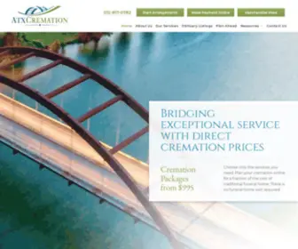 Atxcremation.com(ATX Cremation) Screenshot