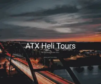 Atxhelitour.com(ATX Heli Tours Austin Helicopter Tours) Screenshot