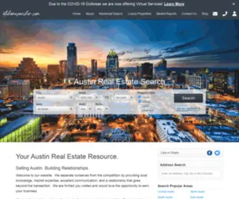 Atxhomesearcher.com(Austin Real Estate) Screenshot