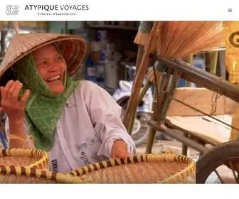 Atypiquevoyages.fr(Voyage authentique au Sri Lanka et Vietnam. L'Asie comme vous ne l'avez jamais vue) Screenshot