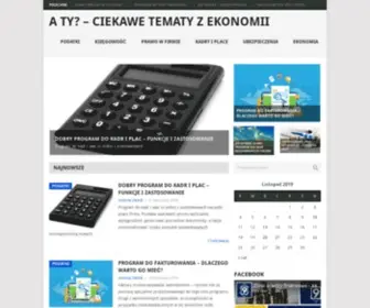 Aty.pl(Ciekawe tematy z ekonomii) Screenshot