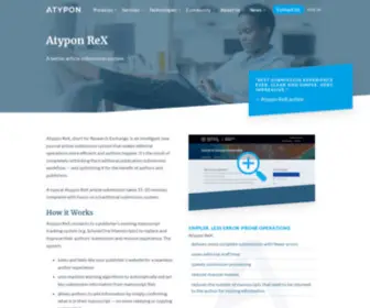 Atyponrex.com(Atypon ReX) Screenshot