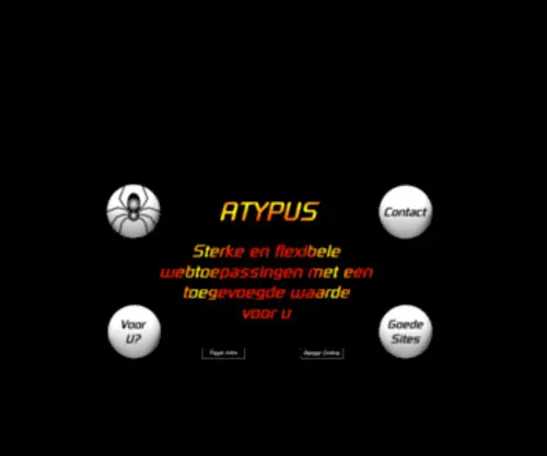 Atypus.com(ATYPUS België Webdesign) Screenshot