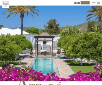 Atzaro.com(Atzaró Agroturismo hotel Ibiza) Screenshot