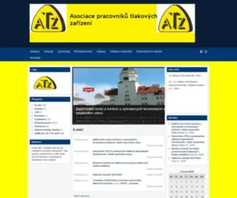 ATZ.cz(Asociace pracovníků tlakových zařízení) Screenshot