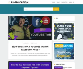 AU-Education.xyz(Au Education helping people to be successful.Here you get Knowledge about Online Bussines) Screenshot