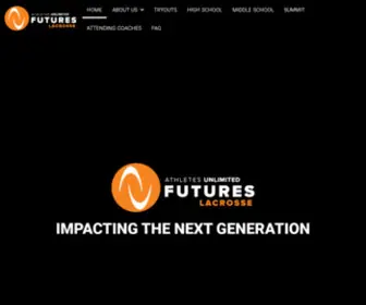 AU-Futures.com(Athletes Unlimited Futures Program) Screenshot