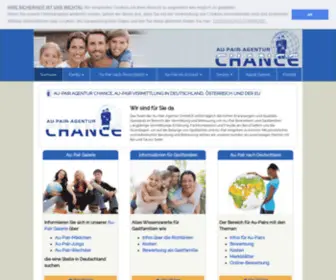 AU-Pair-Agentur-Chance.de(Mädchen) Screenshot