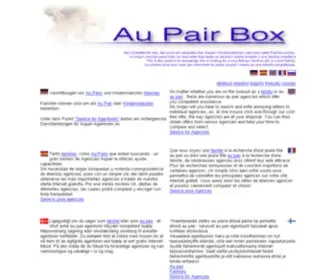 AU-Pair-BOX.com(Au Pair Vermittlungen) Screenshot