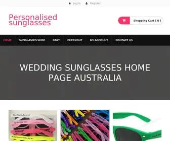 AU-Sunglasses.com($1.72 Wedding sunglasses home page Australia) Screenshot