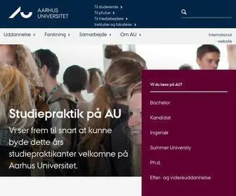 AU.dk(Aarhus Universitet) Screenshot