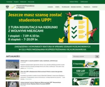 AU.poznan.pl(Uniwersytet Przyrodniczy w Poznaniu) Screenshot