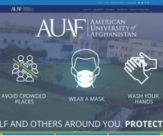 Auaf.edu.af(American University of Afghanistan) Screenshot