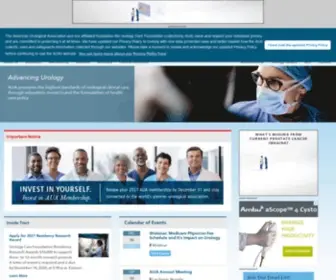 Auanet.org(American Urological Association) Screenshot