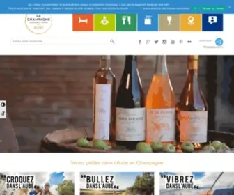 Aube-Champagne.com(Vacances et tourisme dans l'Aube en Champagne) Screenshot