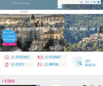 Aubenas-Vals.com(Ardèche) Screenshot