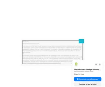 Auberge-Alternative.qc.ca(Auberge Alternative du Vieux) Screenshot