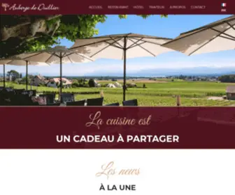 Aubergededuillier.ch(Auberge de Duillier) Screenshot