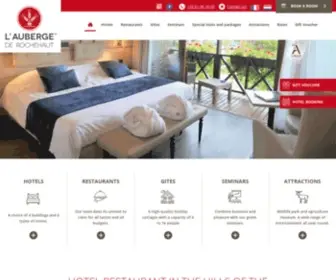 Aubergedelaferme.be(Auberge de Rochehaut) Screenshot
