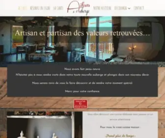 Aubergedepugny.com(Accueil) Screenshot