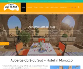 Aubergedusud.com(Desert Hotel in Morocco) Screenshot