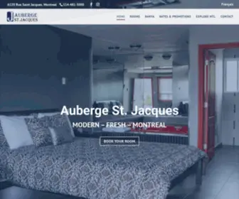 Aubergestjacques.com(Auberge St) Screenshot