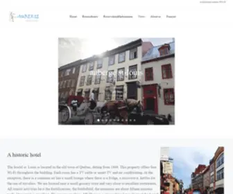 Aubergestlouis.ca(Auberge St) Screenshot