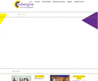 Aubergineartistmanagement.com(Aubergineartistmanagement) Screenshot